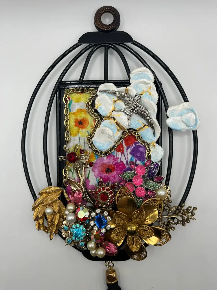 “Breaking Free” Wall Hanging Assemblage Made By Me