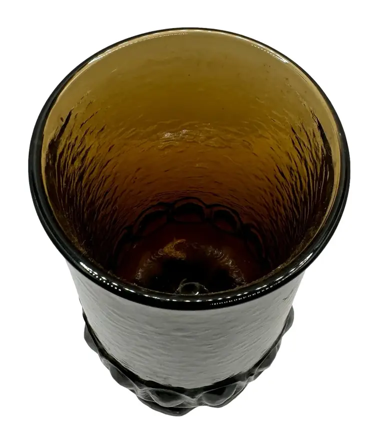 Vintage Tiffin Franciscan Madeira Smoke Brown Ice Tea Goblet Cup Glass 6.5”