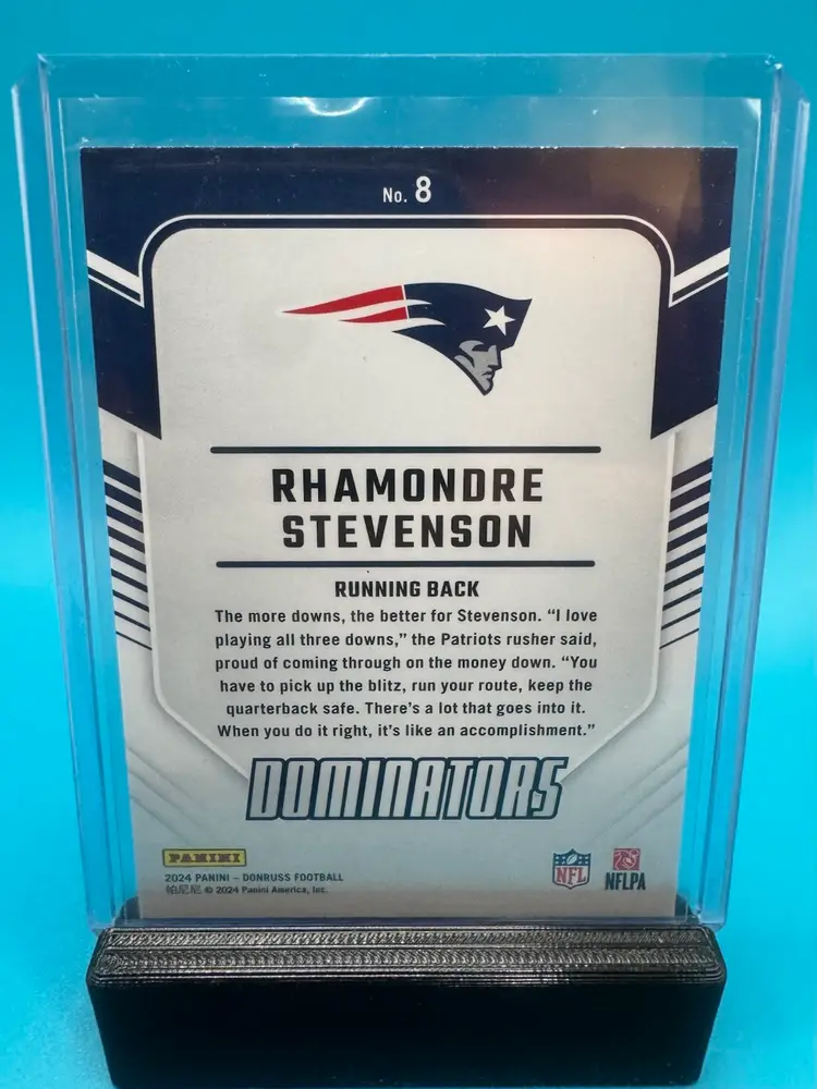 Rhamondre Stevenson Donruss Dominators New England Patriots
