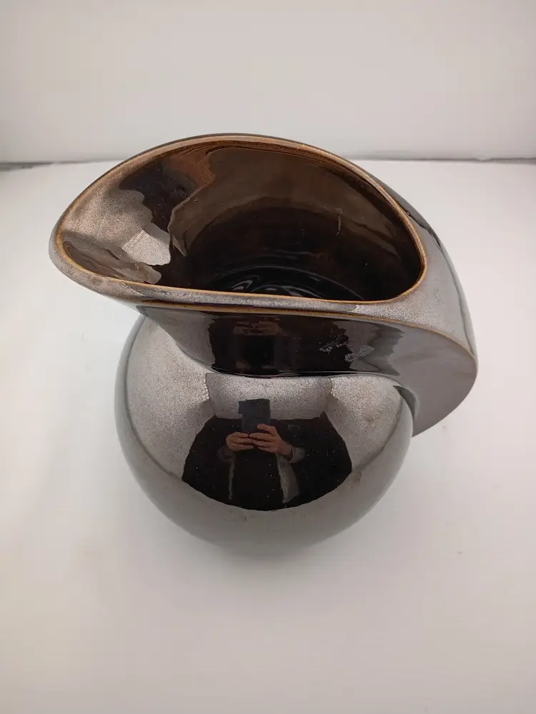 Signed studio pottery vessel