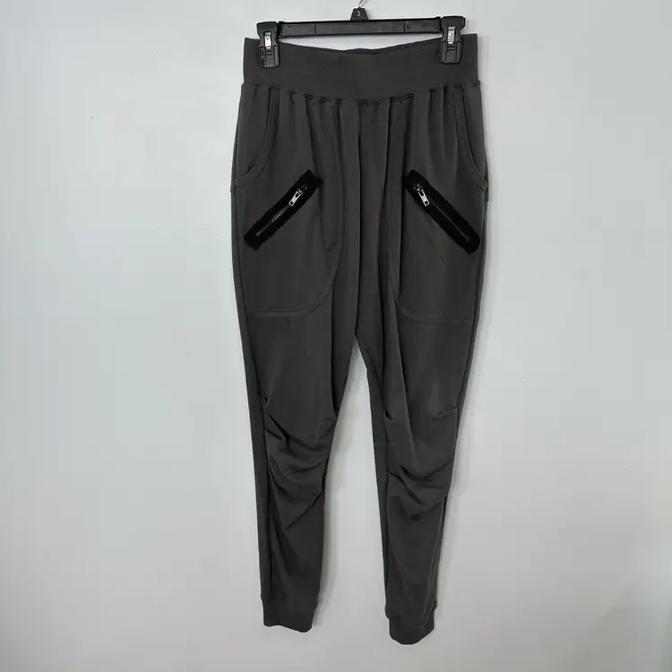Urban Groove Small Adult Gray Hip Hop Dance Knit Pants Harem Joggers