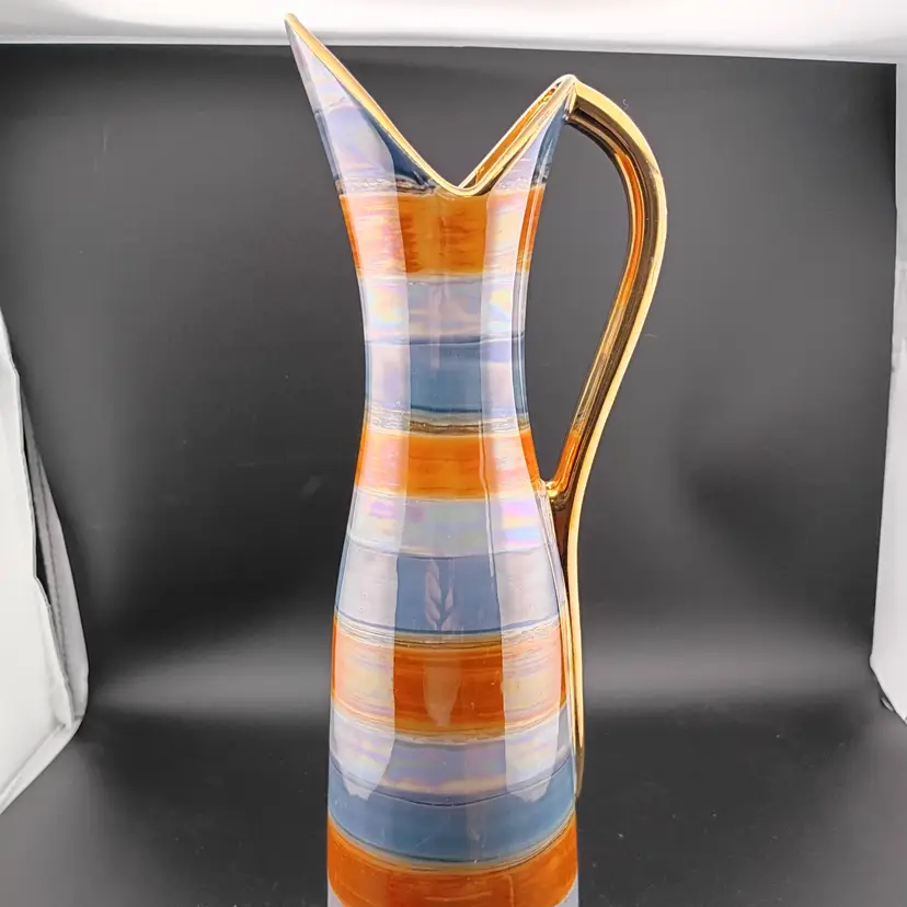 Tall midcentury Holley Ross vase