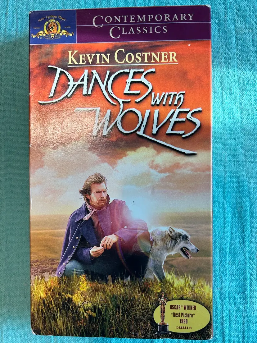 Dances with Wolves (VHS, 1999, Contemporary Classics) KEVIN COSTNER