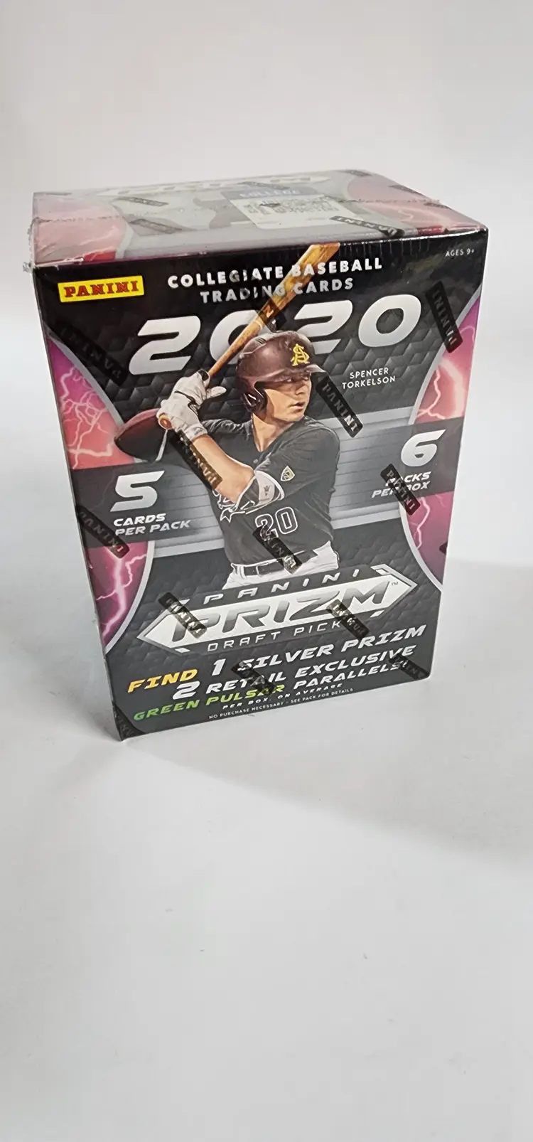 2020 Panini Collegiate Baseball - PRIZM DRAFT PICKS - FACTORY SEALED BLASTER BOX
