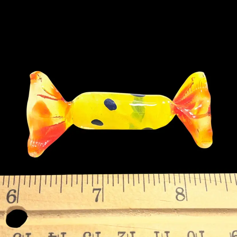 Vintage Unknown Artist Handblown Glass Candy Under 3β