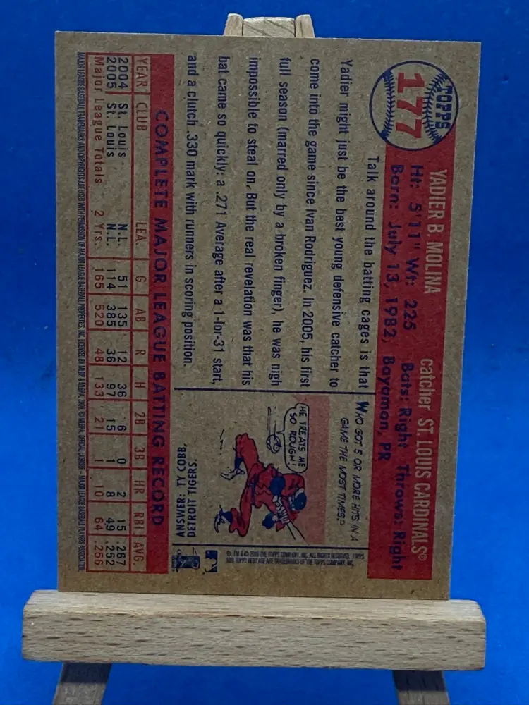 2006 Topps Heritage Yadier Molina