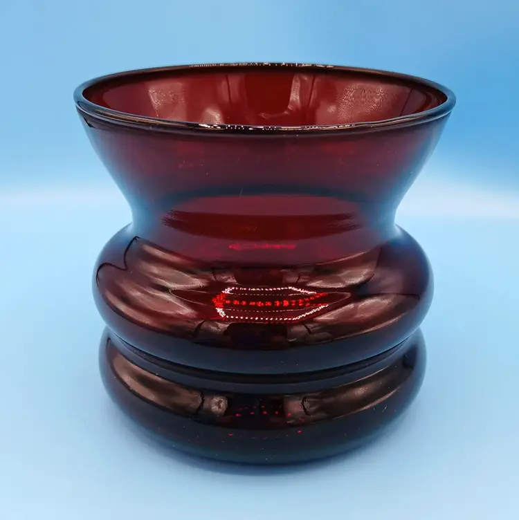 Retired Royal Ruby Spittoon by Anchor Hocking