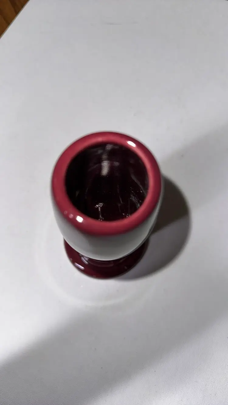 Fiesta claret bud vase