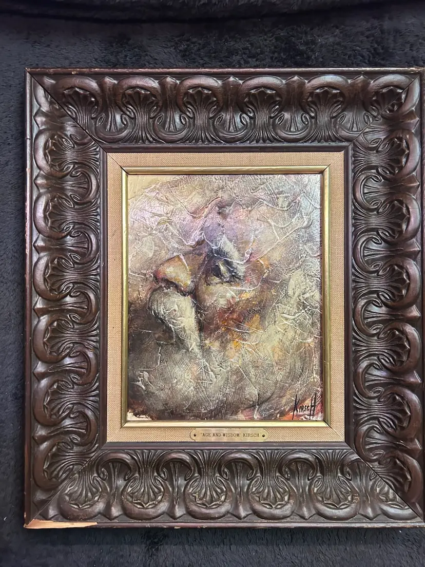 Fredrick Dwight Kirsch “Age And Wisdom” Painting