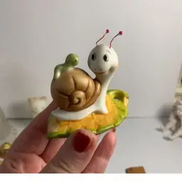 Homco Snail With Hitchhiking Worm