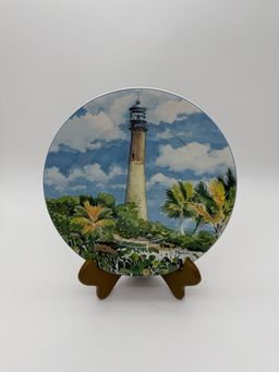The Sakura Table Water’s Edge Paul Bren Decorative Side Plate Stoneware 8.5”