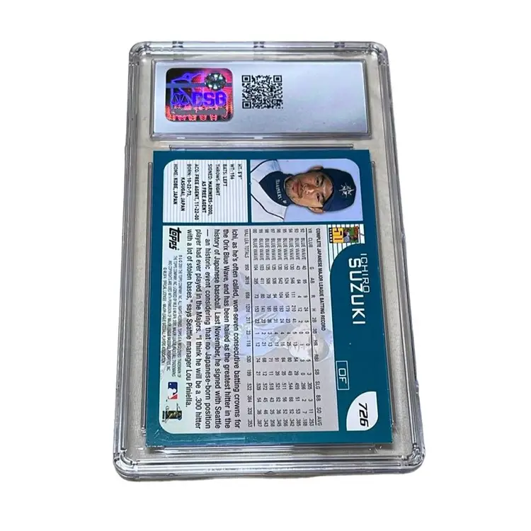 Ichiro Suzuki 2001 Topps RC CSG 7.5