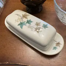 Syracuse WOODBINE 1/4 Lb Butter Dish w Cover