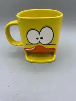 Duck Mug With Biscuits/Cookie Holder..5-13