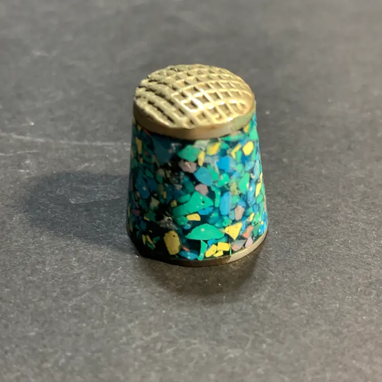 Metal Confetti Thimble