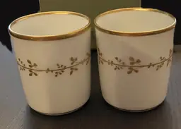 VTG Richard Ginori Espresso China Italian Cups Lot of 2