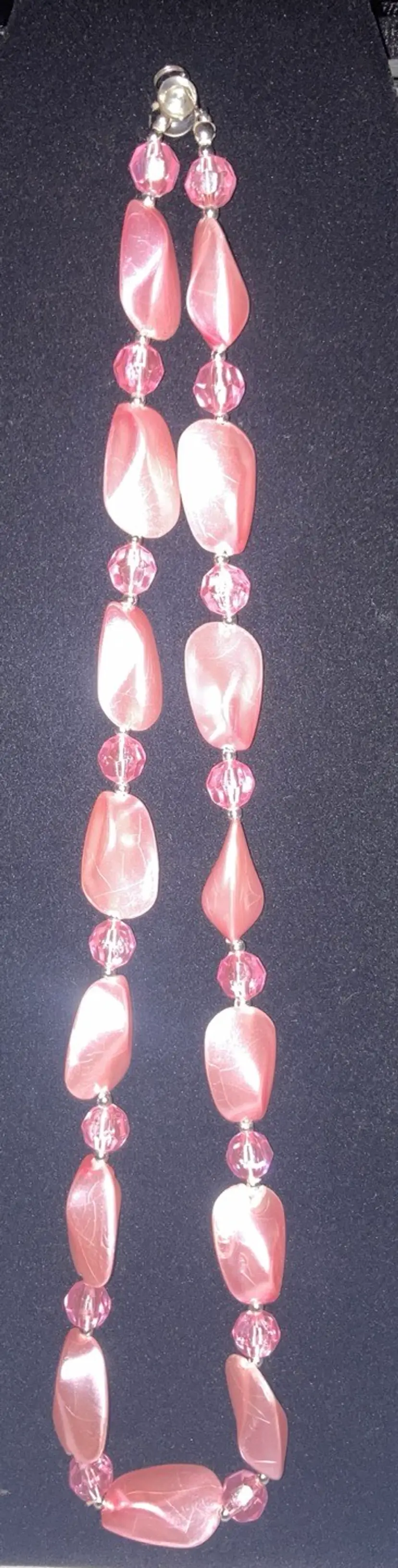 Pink UV Reactive Necklace 24β Long π