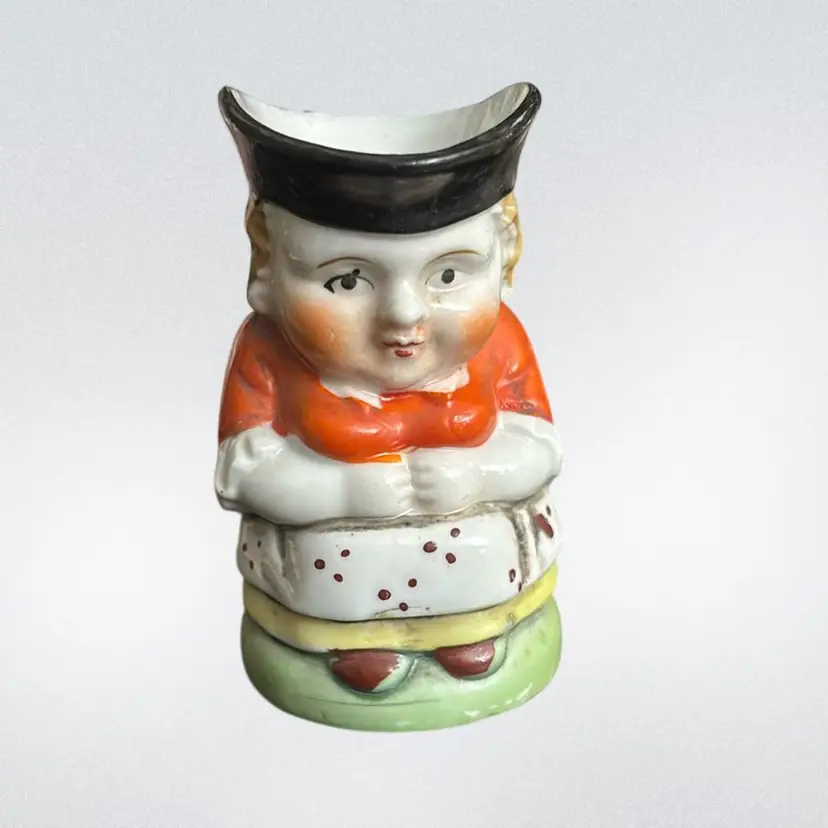 Miniature Old Woman Toby Jug Pitcher