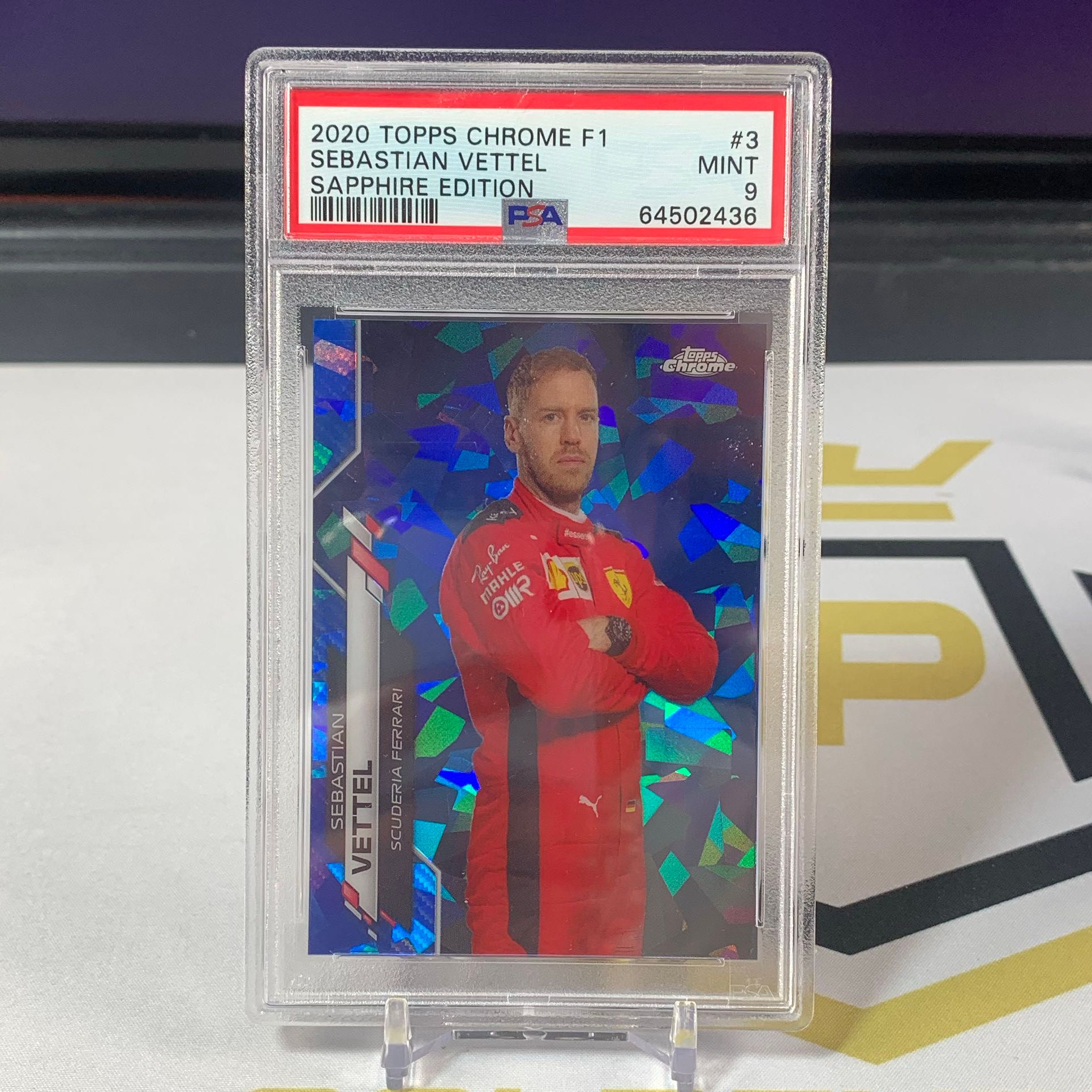 2020 Topps F1 Sapphire Sebastian Vettel