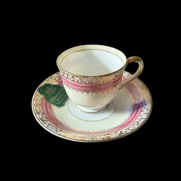 Occupied Japan Demi Cup And Saucer