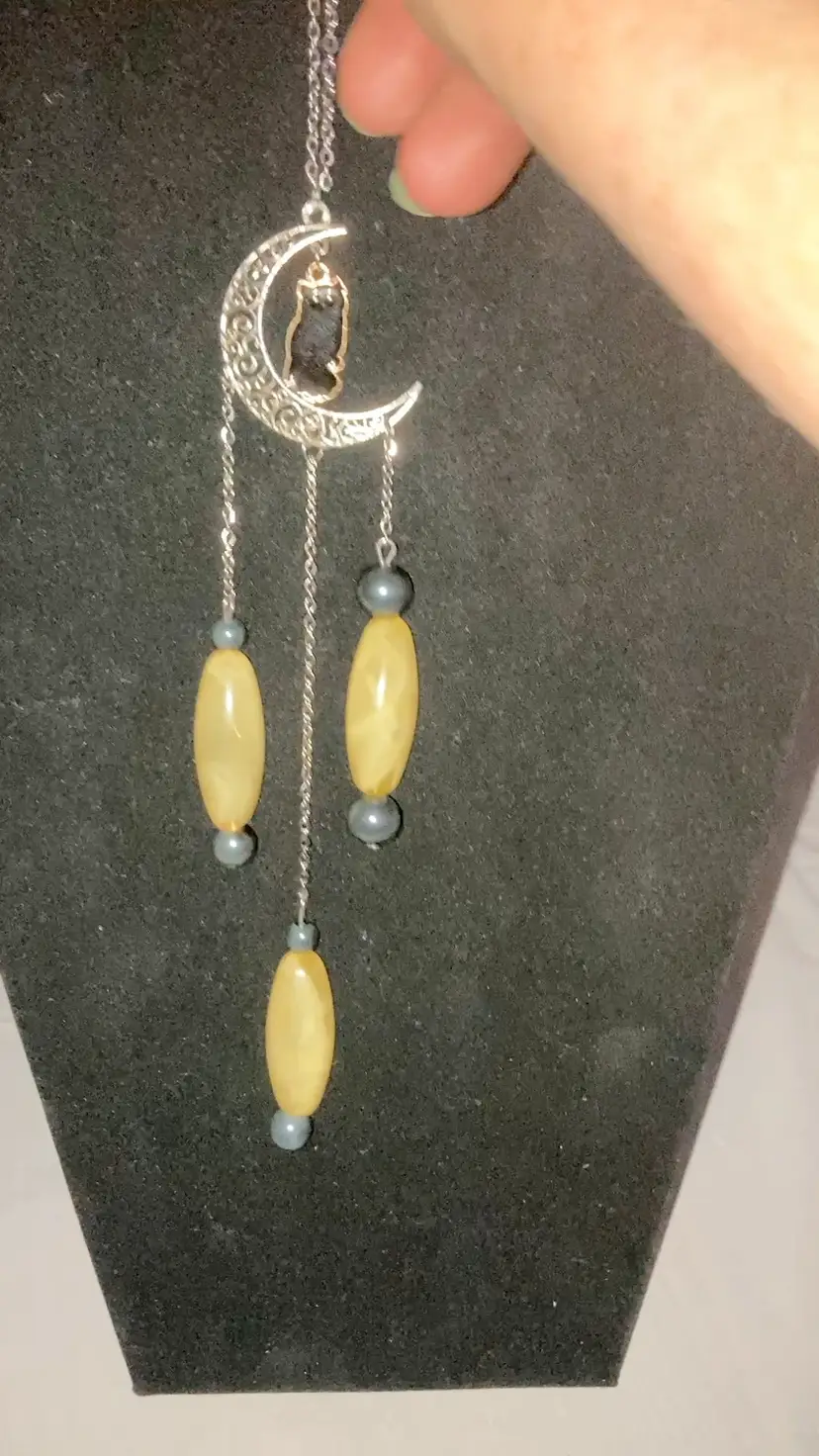 Bones And Owl Sun Catcher! 9 1/2β Long! UV Reactive!