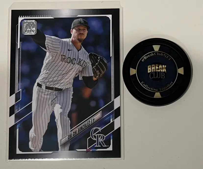 Chi Chi Gonzalez Color Match Black /70 Colorado Rockies