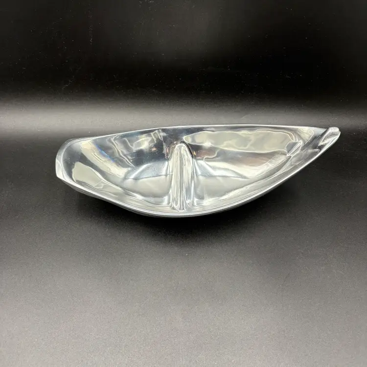 MARIPOSA Boat Dinghy Server Sand Cast Recycled Aluminum Divided Nautical