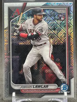 #68 - Jordan Lawler 2025 Bowman Chrome Mojo Refractor RC