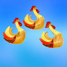 3 Holt Howard Coq Rouge Rooster HH Nut/Salt Bowls Dishes