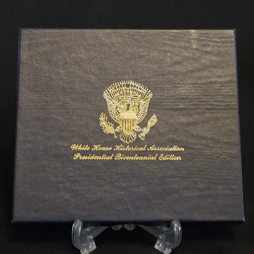 Christmas Ornament White House Historical Association 1989 Bicentennial Seal Vintage