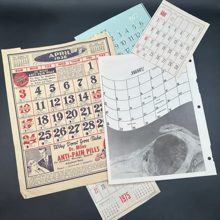 “These Are The Days” Calendar Crafty Lot (12Pcs)