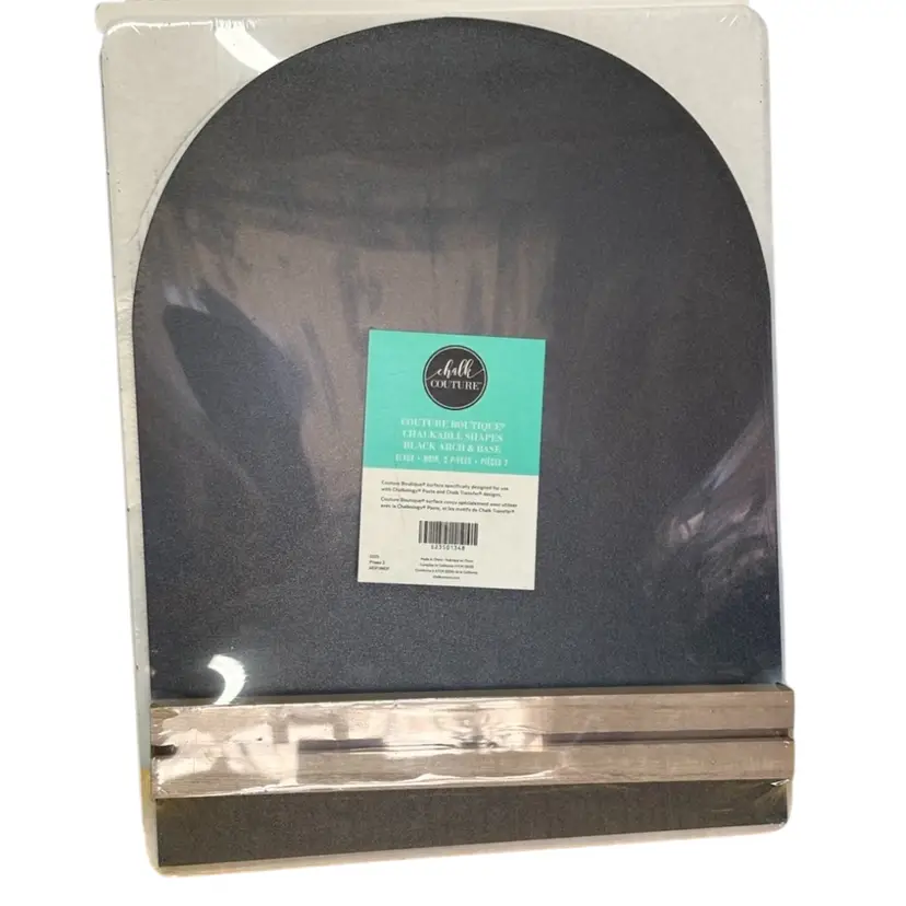 Chalk Couture Black Arch & Base 14 X 10 3/4 Inches