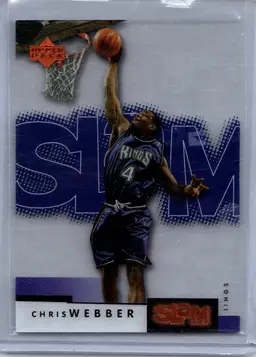Upper Deck Basketball SLAM Chris Webber Kings