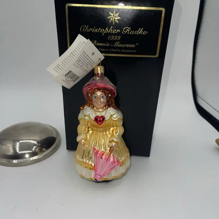 Christopher Radko "Bonnie Maureen" 5" Breast Cancer Ornament 99-SP-47