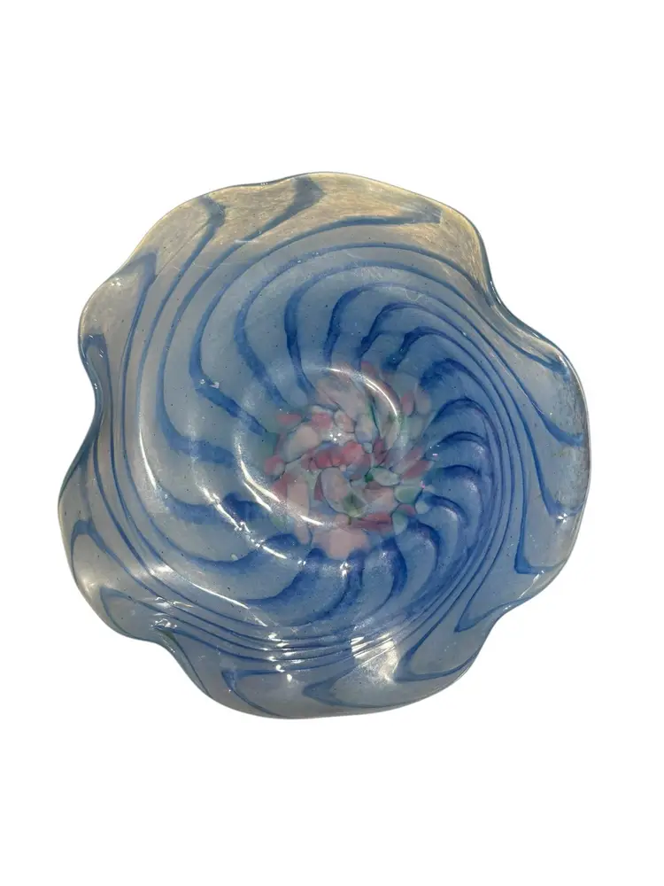 Hand Blown Bermuda Glass Blowing Ltd. Plate/dish
