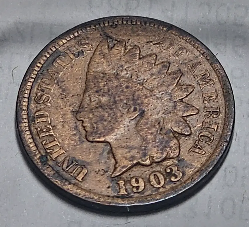 1903 Indian Head Cent Penny - Beautiful Coin