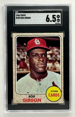 Bob Gibson 1968 Topps #100 SGC 6.5