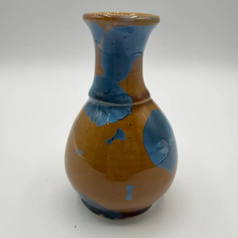 Hand Made Pottery Crystaline Vase