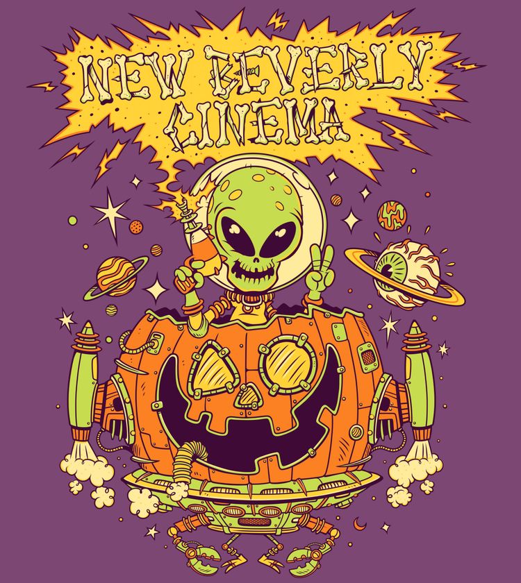 Halloween Shirt - 2025 New Beverly Black or Violet