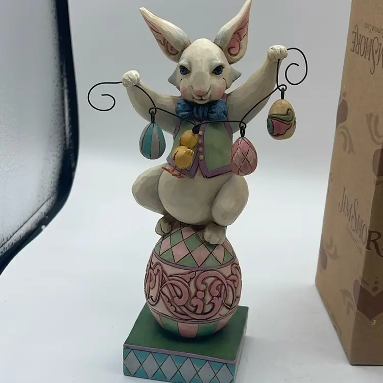 **Pick Of The Week** Jim Shore Bunny So Funny Figurines 7.5” Easter With Box
