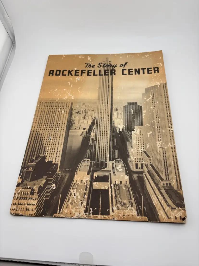1939 The Story Of Rockefeller Center Softcover Book Rare