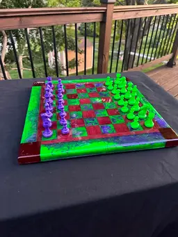 Custom Heirloom Chess Boards