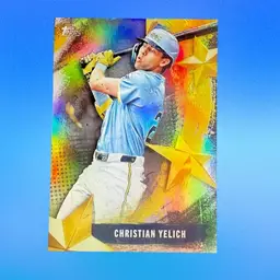 Milwaukee Brewers 2 Card Baseball Lot - Christian Yelich - William Contreras