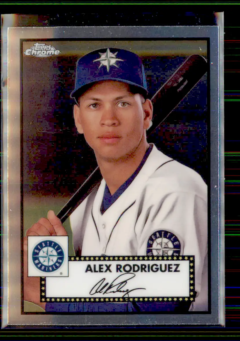 Alex Rodriguez 2021 Topps Chrome Platinum Anniversary #689 - Seattle Mariners - (153-338)
