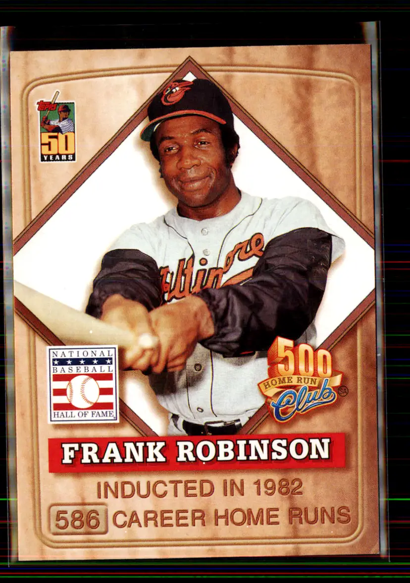 Frank Robinson 2001 Topps 500 Home Run Club #5 - Baltimore Orioles - (pk2-66)