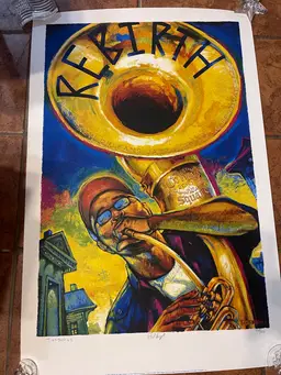 2007 (Dbl Signed) New Orleans Jazz & Heritage Festival Congo Square 748/750