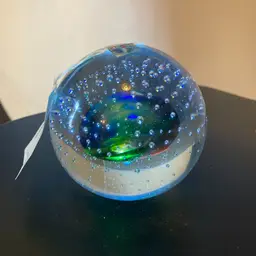 14. Art Glass Paperweight Marian Pyrcak Poland Signed