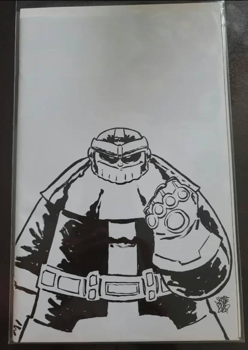 Thanos Annual #1 1:50 Skottie Young's Big Marvel Comics Virgin Variant Ratio NM-