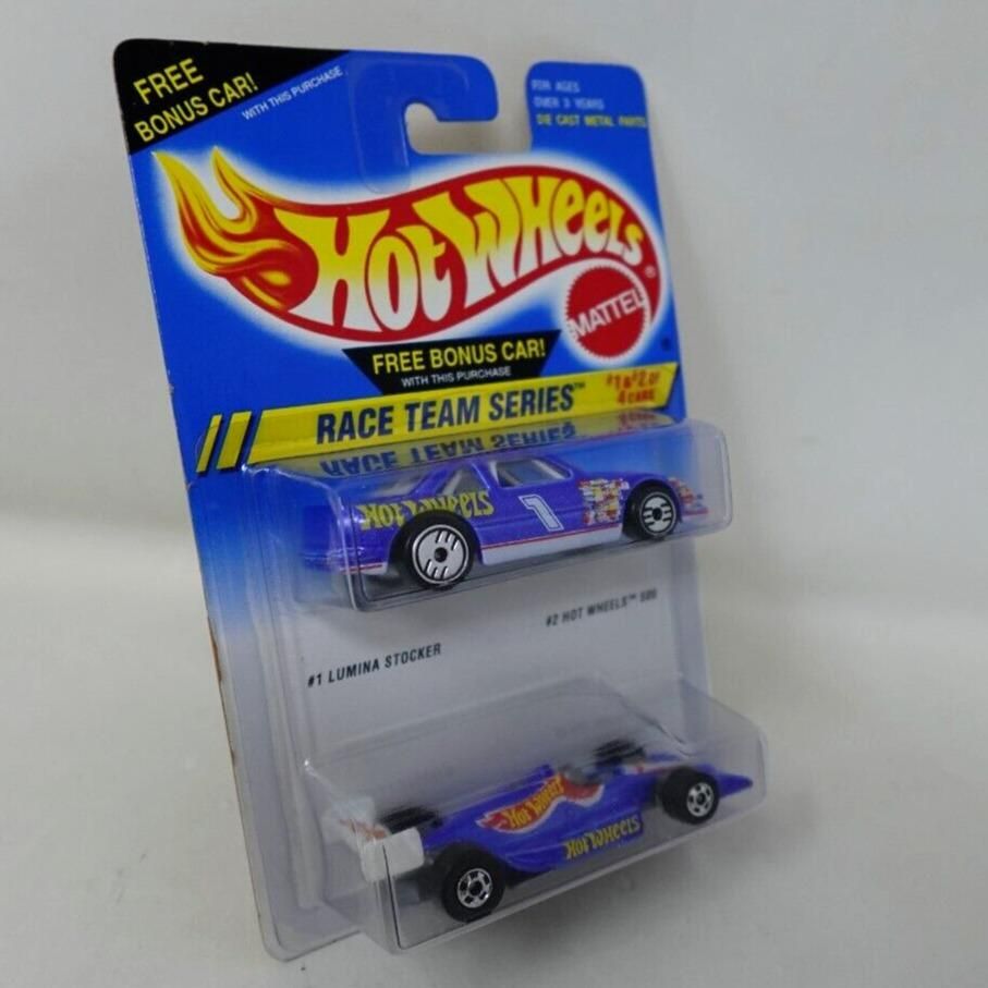Hot Wheels 1994 Race Team Series 2 pack #1 Lumina Stocker