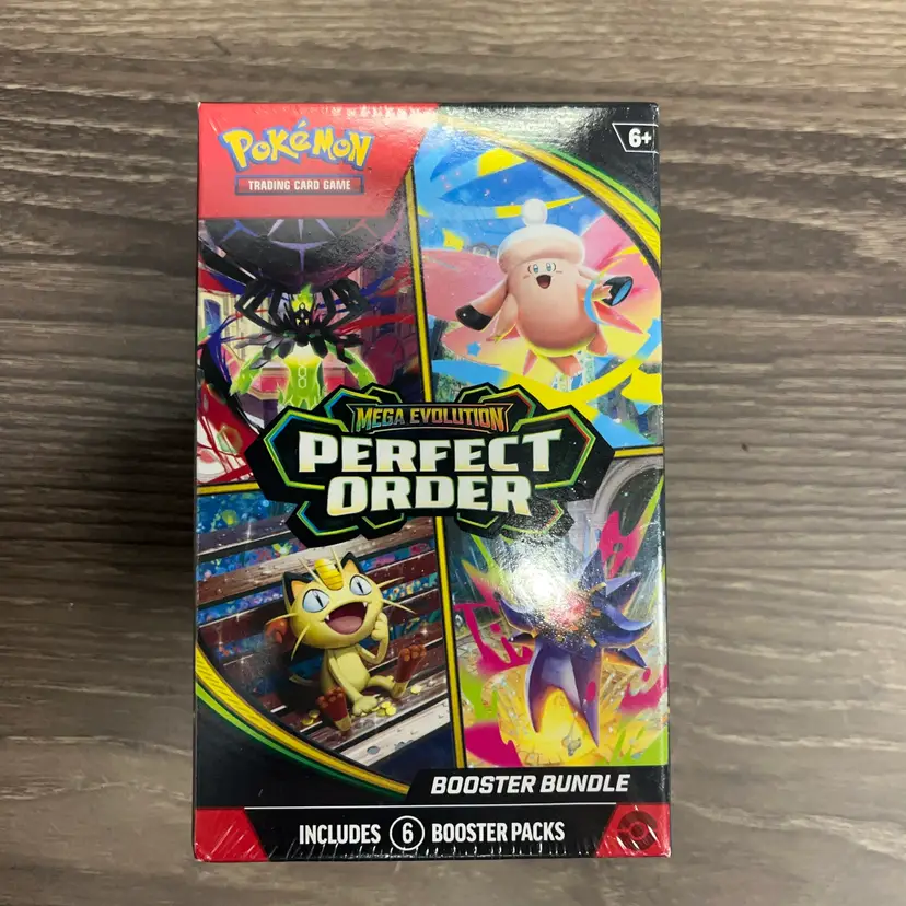 Pokémon Trading Card Game: Mega Evolution—Perfect Order Booster Bundle.
